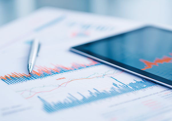 Success story showing financial growth and achievement